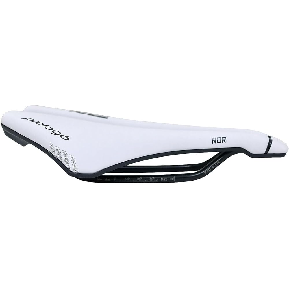 Prologo Dimension NDR STN Rail Road MTB Triathlon Saddle, White, PR2804