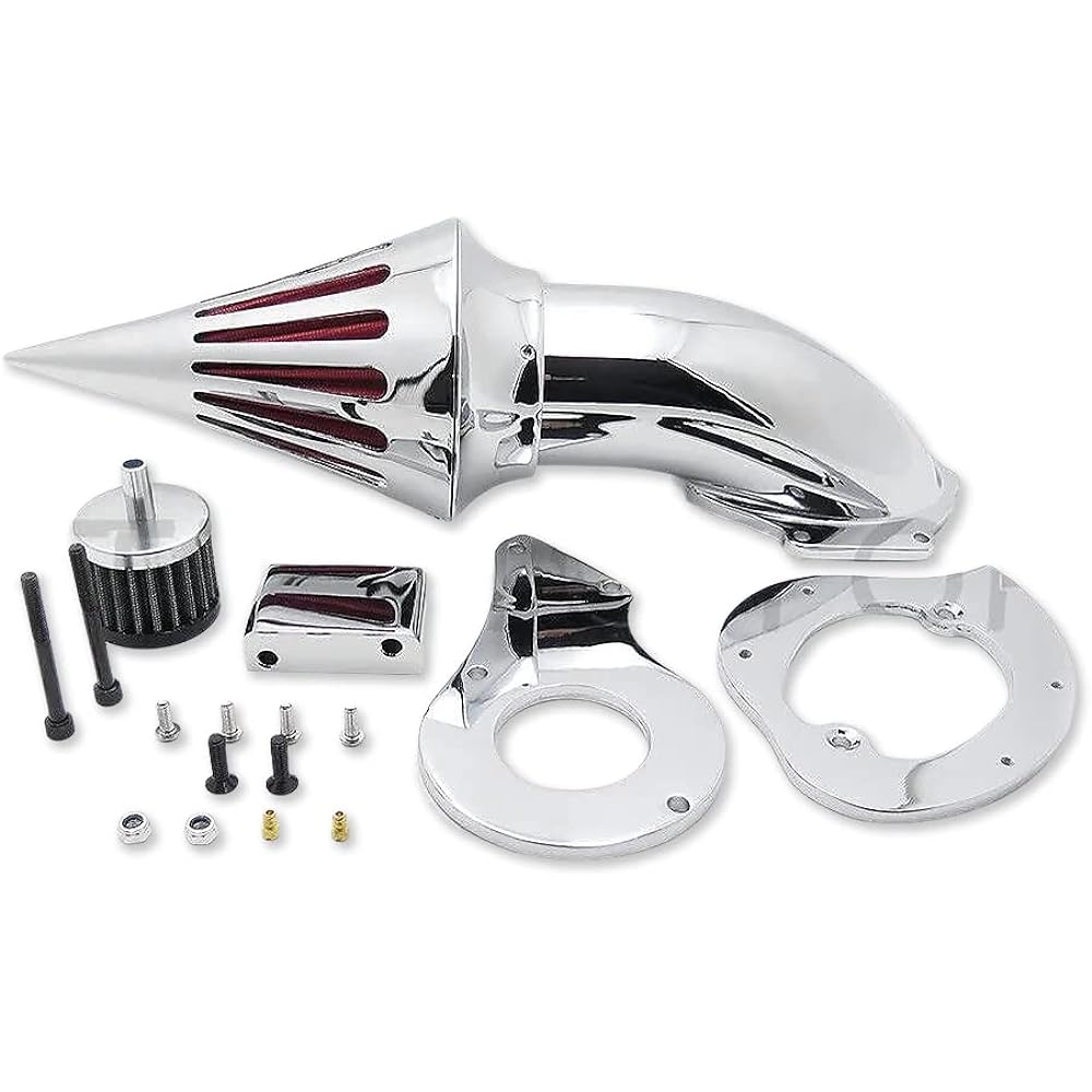 HTTMT MT225-006 Spike Air Cleaner Kit Filter Shadow 600 Vlx600 1999-2012 Chrome