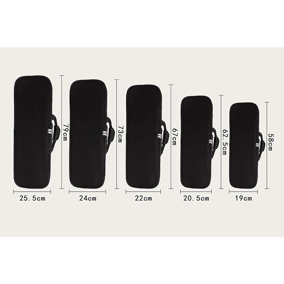Violin Case Oxford Cloth Violin Case Double Shoulder Single Shoulder Lightweight Violin Backpack Violin Bag (Color: Black, Size: 4/4)