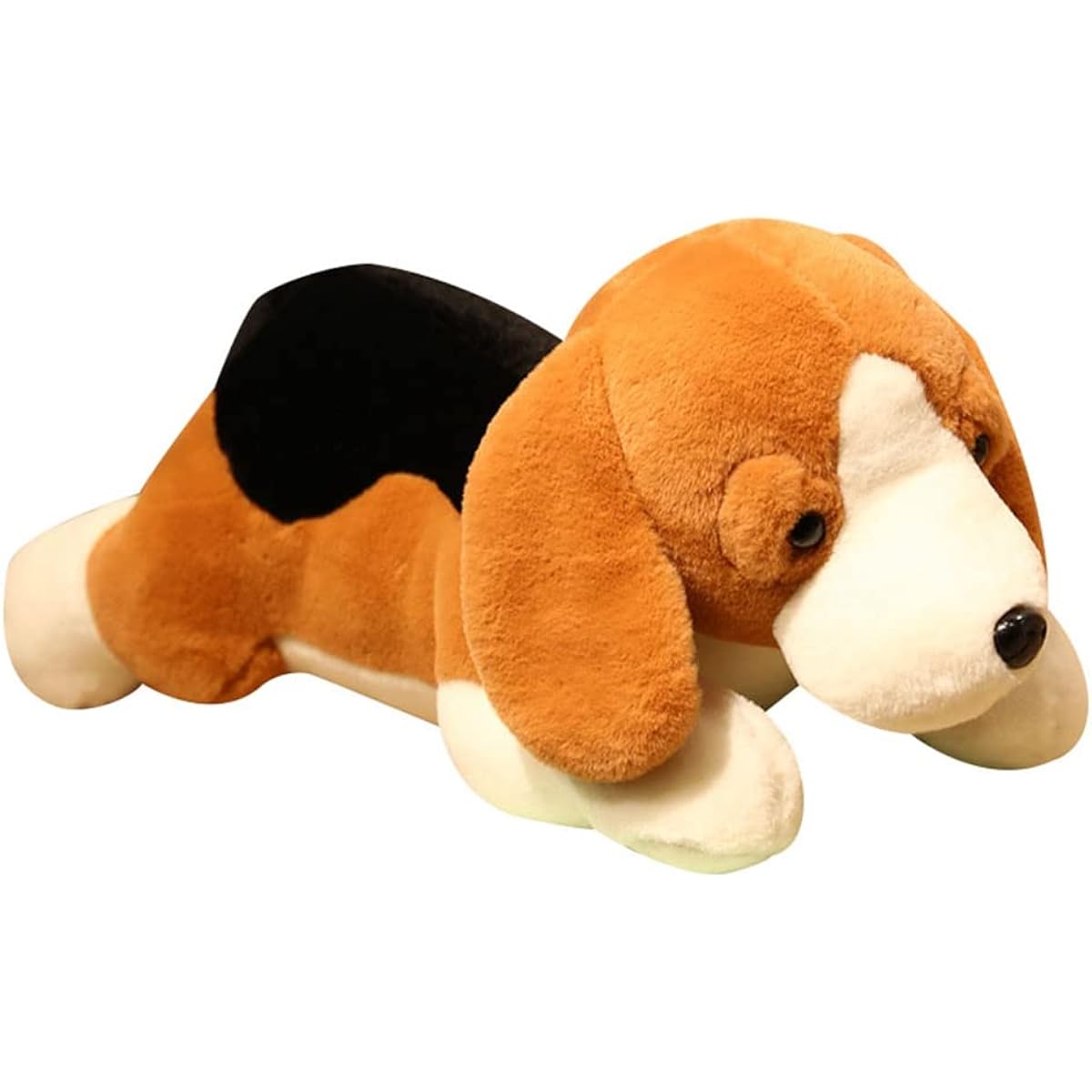 Beagle Dog Stuffed Animal Large Gift Sleeping Together Shichigosan Doll Memory Foam Fluffy Sewn Wrapping Cute For Kids Fluffy Birthday Gift 80cm Body Pillow Washable Soft Children's Day Christmas Brown Halloween