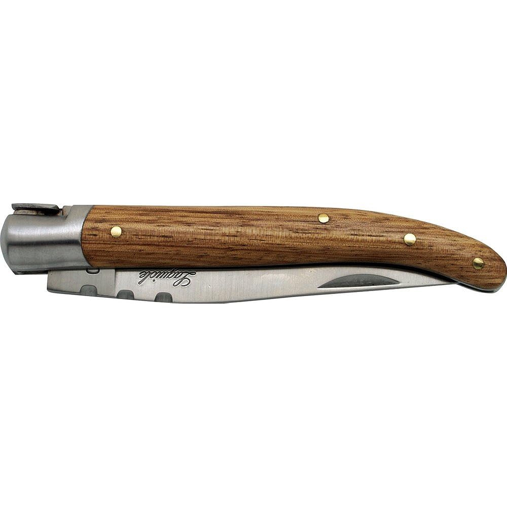 baladeo Laguiole knife 11cm zebra wood with pouch BD-0092