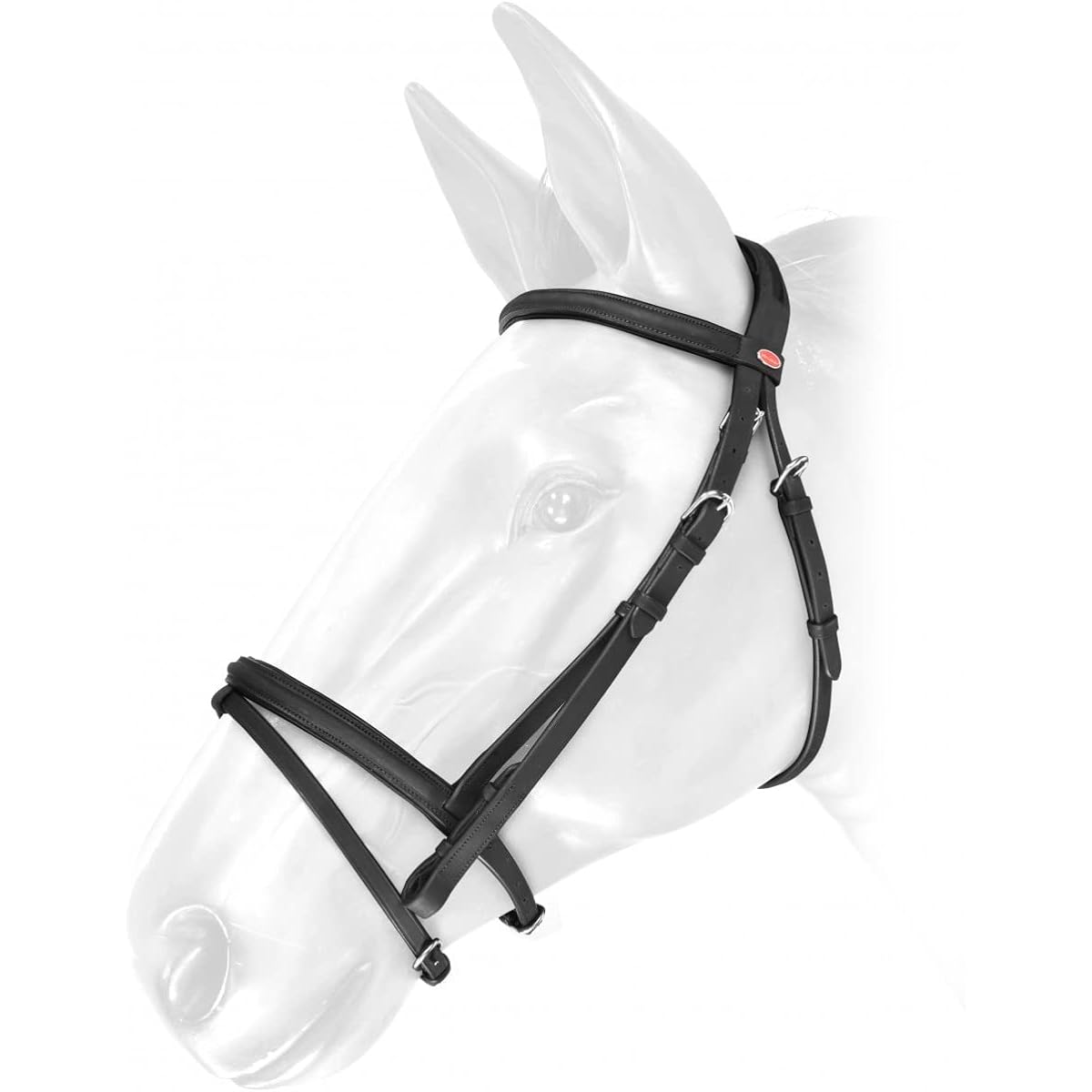 John Whitaker Ready to Ride Flash Snaffle Bridle Cobb Black