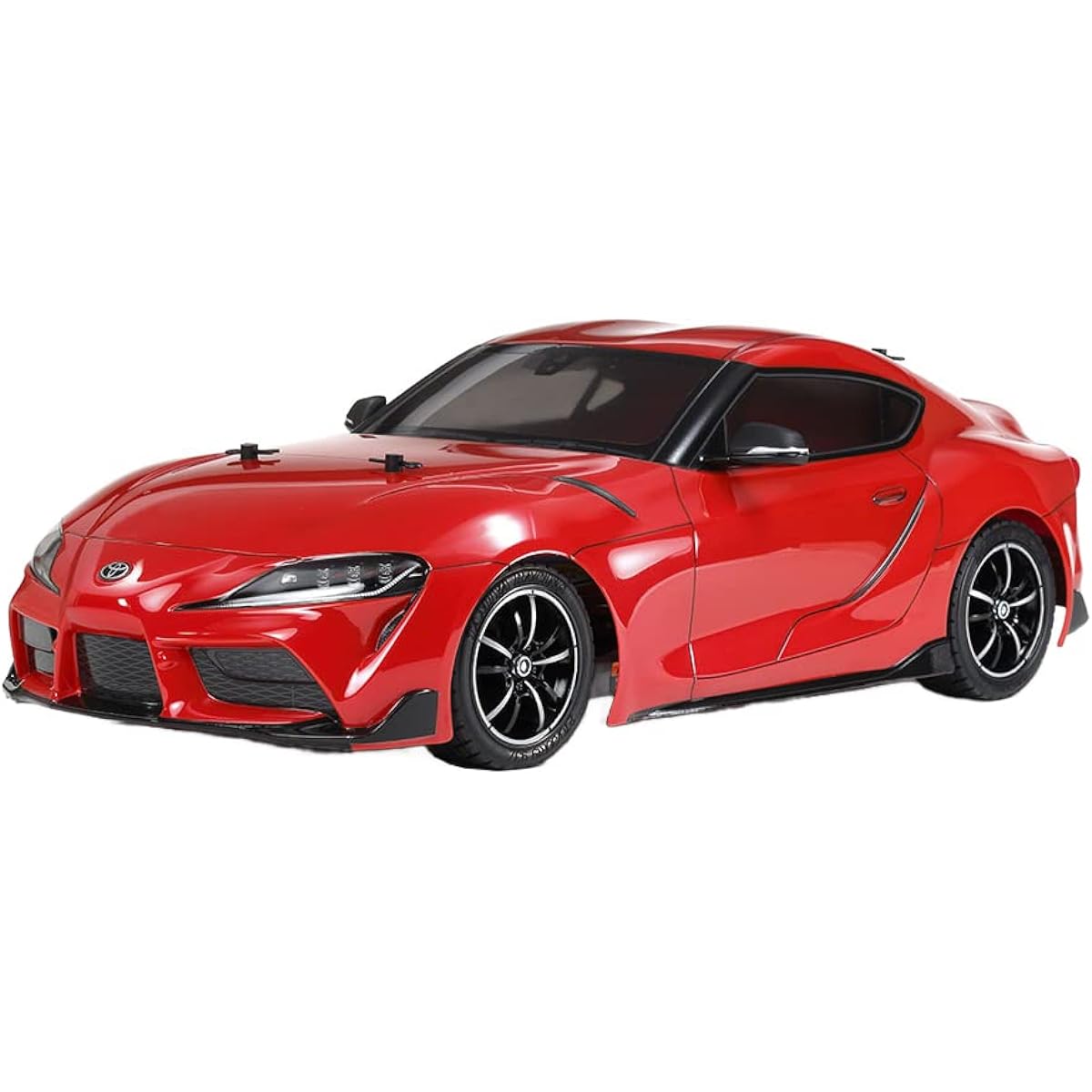 Tamiya 1/10 XB Series No.216 XB Toyota GR Supra (TT-02 Chassis) Red Pre-painted Finished Model with Radio Control 57916