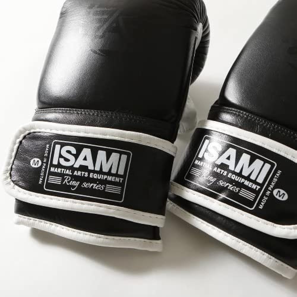 ISAMI Punching Gloves RS RS-001 Genuine Leather (Black, L)