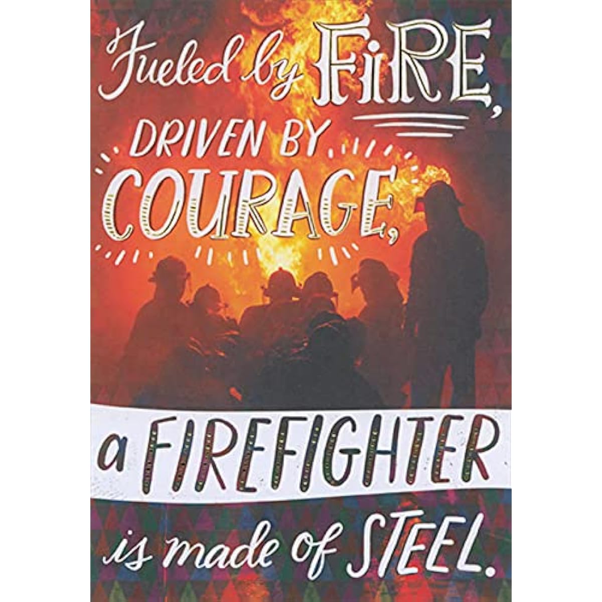 Designer Greetings Firefighter Steel: Firefighter Graduation Card