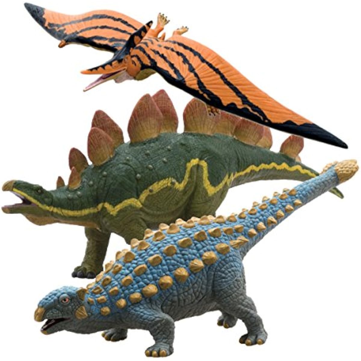 Vinyl model unique dinosaur set of 3 (FDS-0004) p-6970