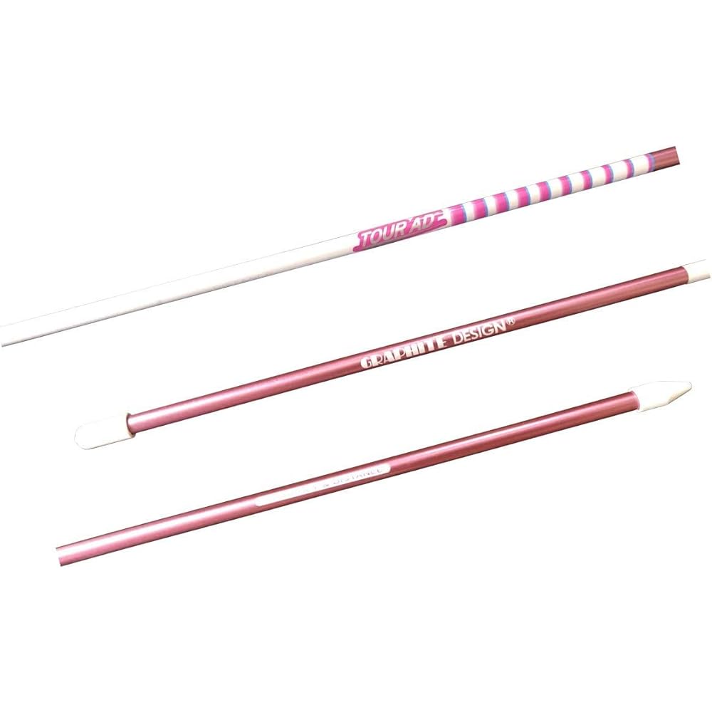 Graphite Design 2 alignment sticks & cover (2019 tour supplied model pink)
