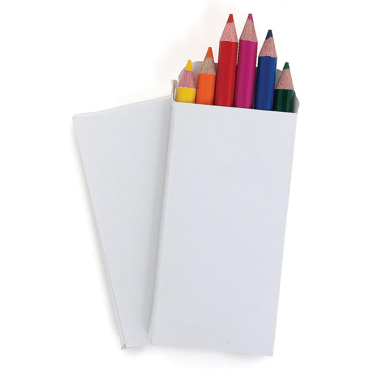 Fun Express 6-Color Small Colored Pencils, 12 Count
