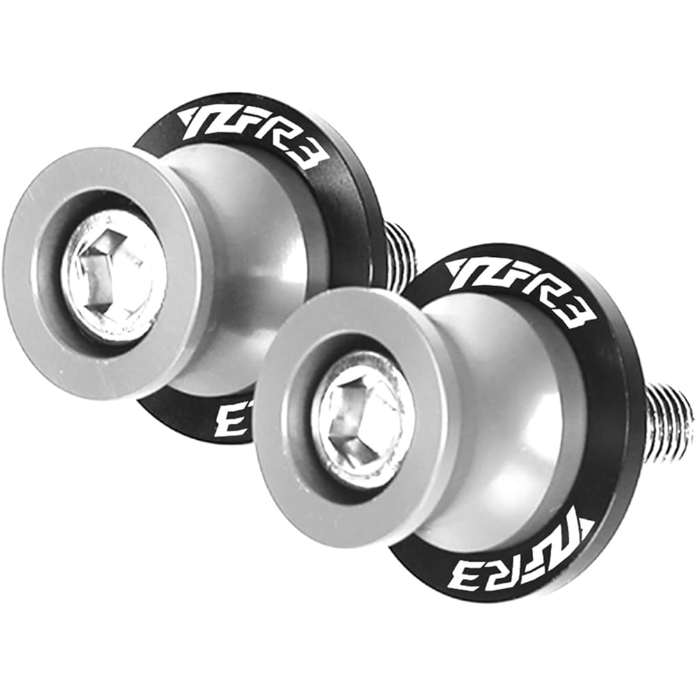 Swingarm Spool Stand Screw Slider Motorcycle CNC Parts Aluminum 6MM Swingarm Spool Stand Screw Slider For YA-MA-HA YZF-R3 YZFR3 2015 2016 2017 2018 2019 2020 (Color : Blue)