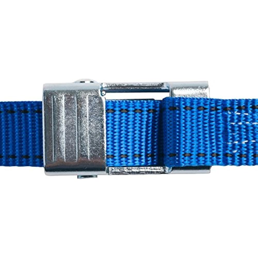 25mm width cam buckle belt endless 1.0m blue set of 10