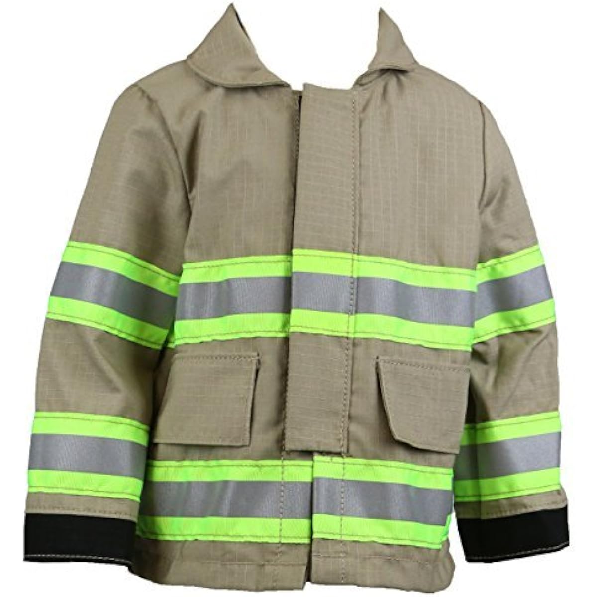 Fully Participated Stitched Firefighter Personalized Tan Toddler Jacket
