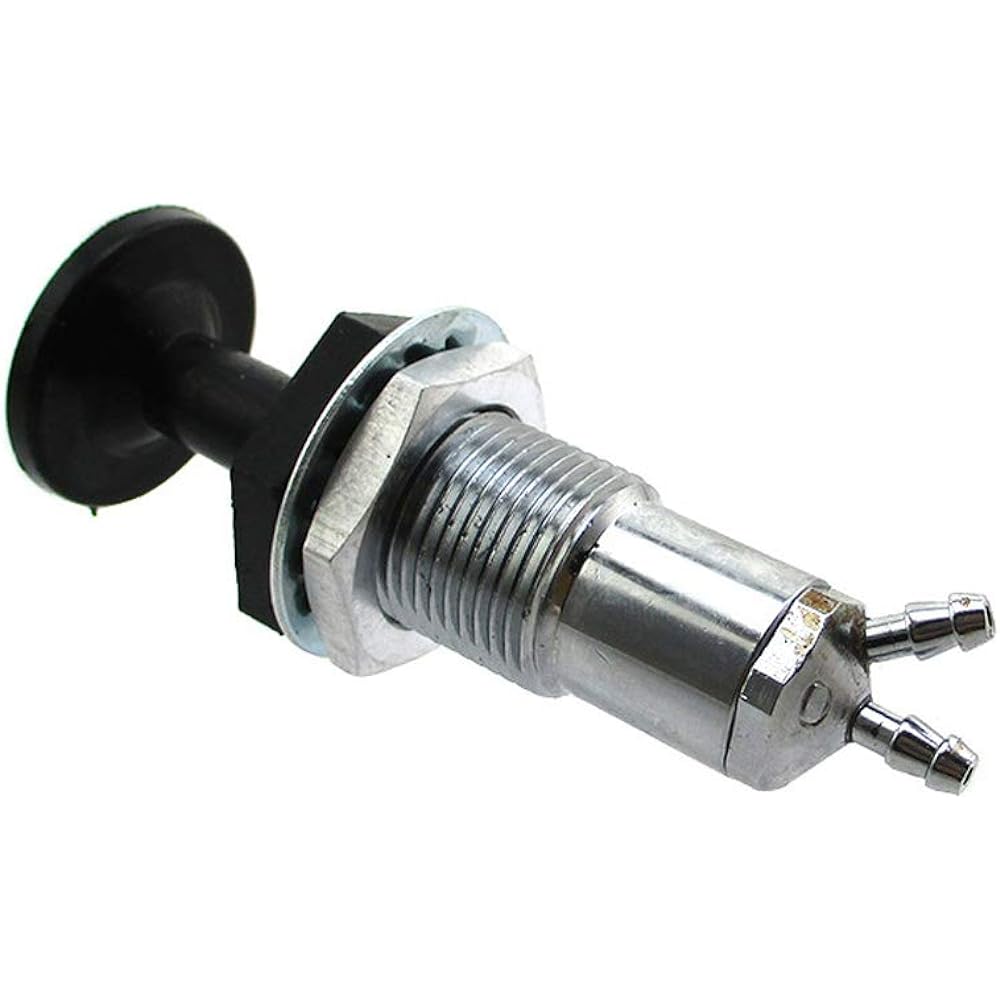 TC-Motor Plunger Primer Fuel Pump Compatible with 1/8" Fuel Line for Polaris SkiDoo Honda Kawasaki Yamaha Snowmobile ATV Quad