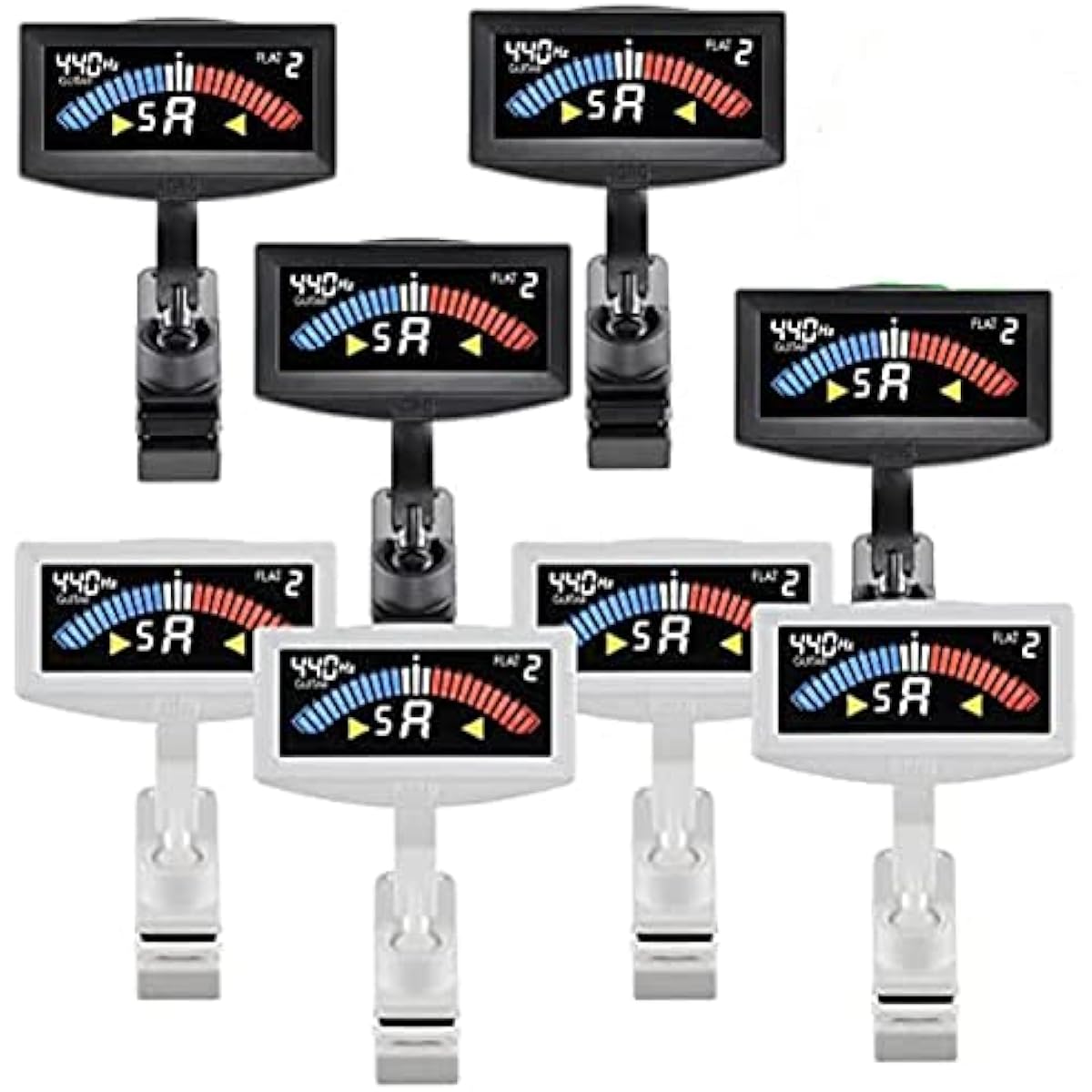 KORG AW-4G BK/WH Clip-on Tuner PitchCrow-G Black/White Type {Set of 4 each}