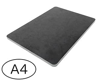Rounded corner iron plate A4 plate thickness 6.0mm A4 size (210mm x 297mm) PL-A4-6.0