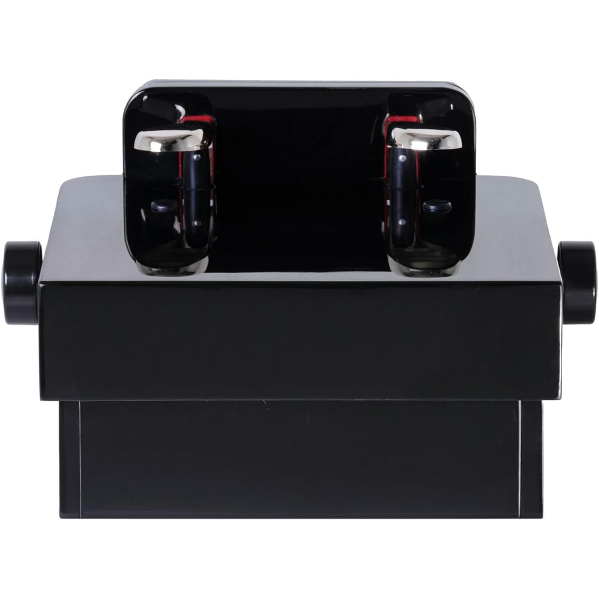Buhelyc Universal Piano Pedal Sustain Pedal Children's Piano Auxiliary Pedal Has Two Pedals Height Adjustable Durable for Grand Piano, Digital Piano, etc. Black