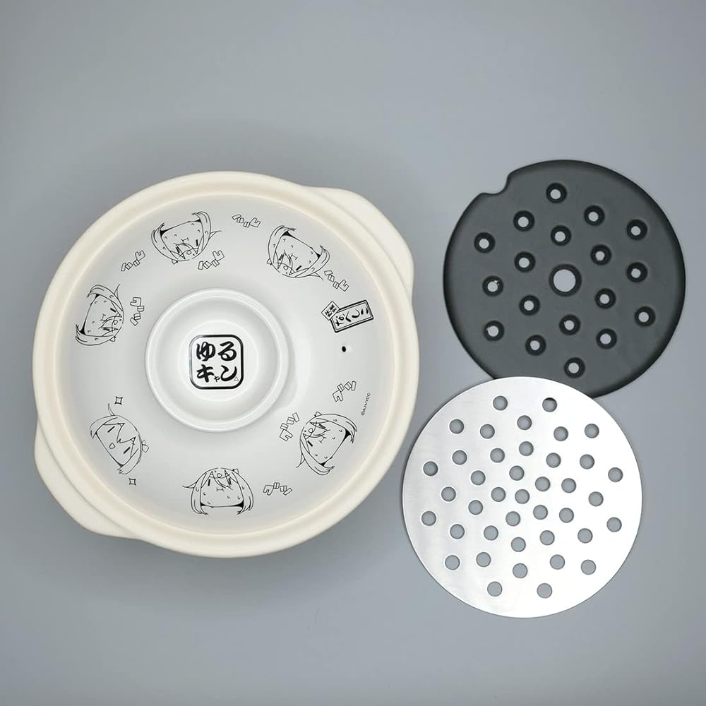 Yuru Camp△ Pot Fairy Nabeshiko IH Compatible Earthen Pot