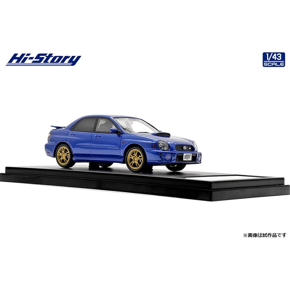 INTERALLIED Hi Story 1/43 Subaru IMPREZA WRX STi (2001) WR Blue Mica Completed Product