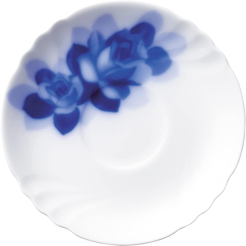Okura Toen Blue Rose Janet Morning Cup & Saucer <Microwave safe> 59C/8110