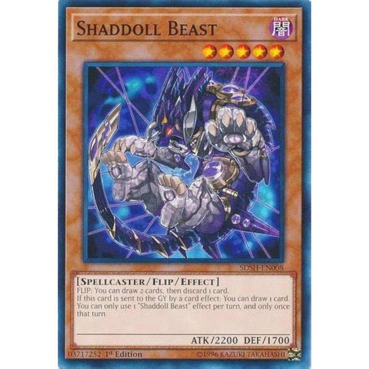 Shaddoll Beast - SDSH-EN008 - Common - 1st Edition