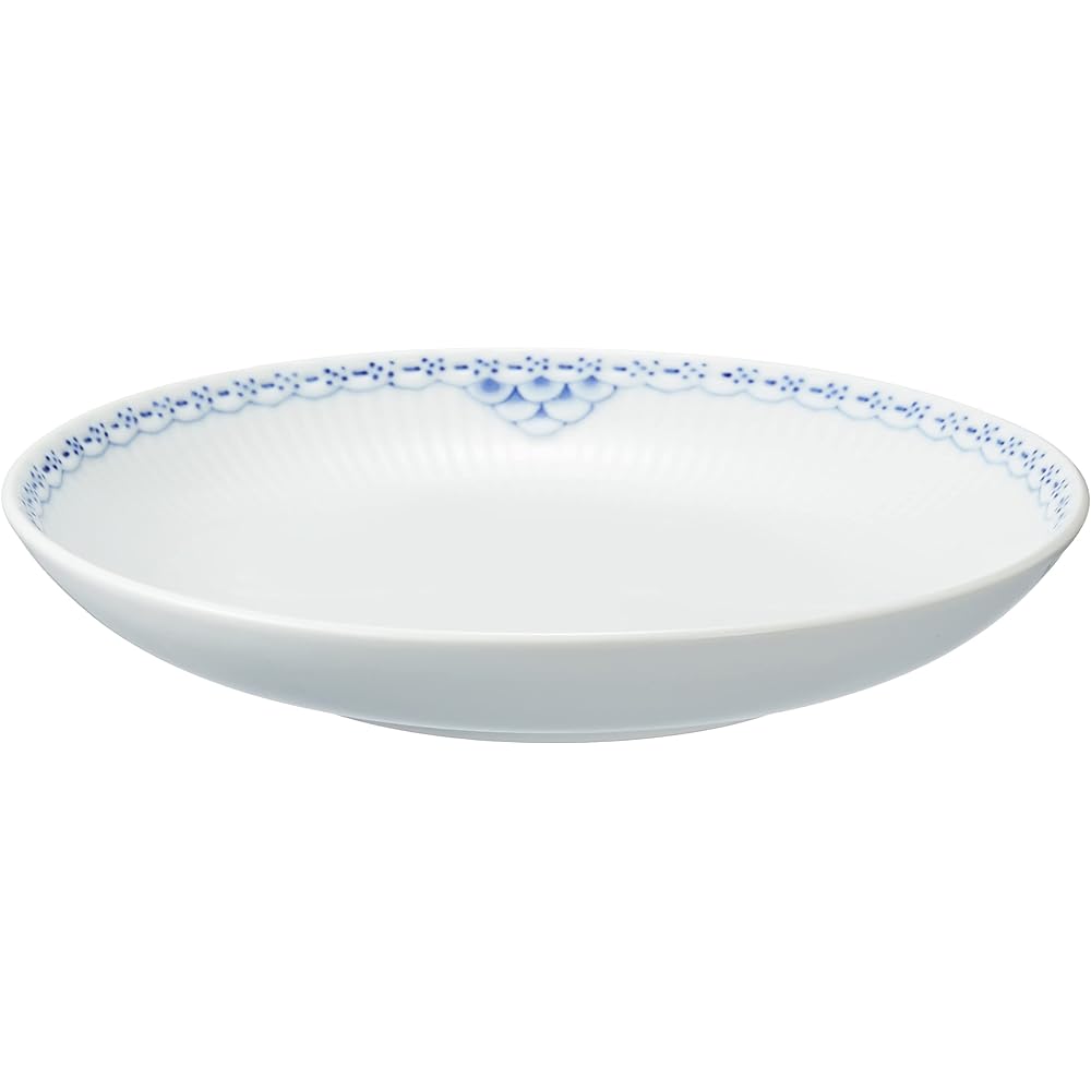 [Regular Imported Product] Royal Copenhagen Princess Deep Plate Dish 20cm Wedding Gift Present 1027471
