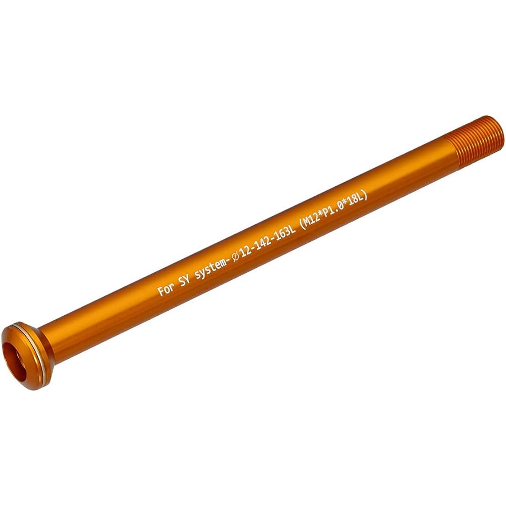 KCNC Ultra Light Hex Type Thru Axle for Rear 12mm x 142mm 1.0 Pitch Compatible with Syntace X-12 KQR09
