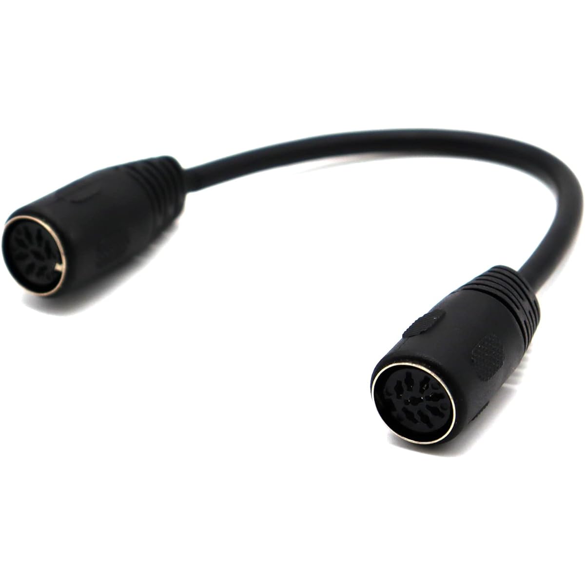 MOTONG 8 Pin DIN MIDI Female to Female Cable 8 Pin DIN Female to Female Audio Signal Jack Connector Extension Cable Wire for Bang Olufsen (0.2M F to F)