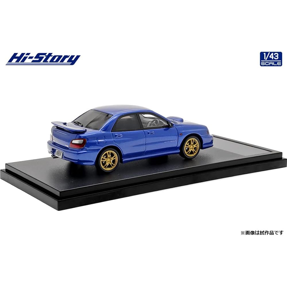 INTERALLIED Hi Story 1/43 Subaru IMPREZA WRX STi (2001) WR Blue Mica Completed Product