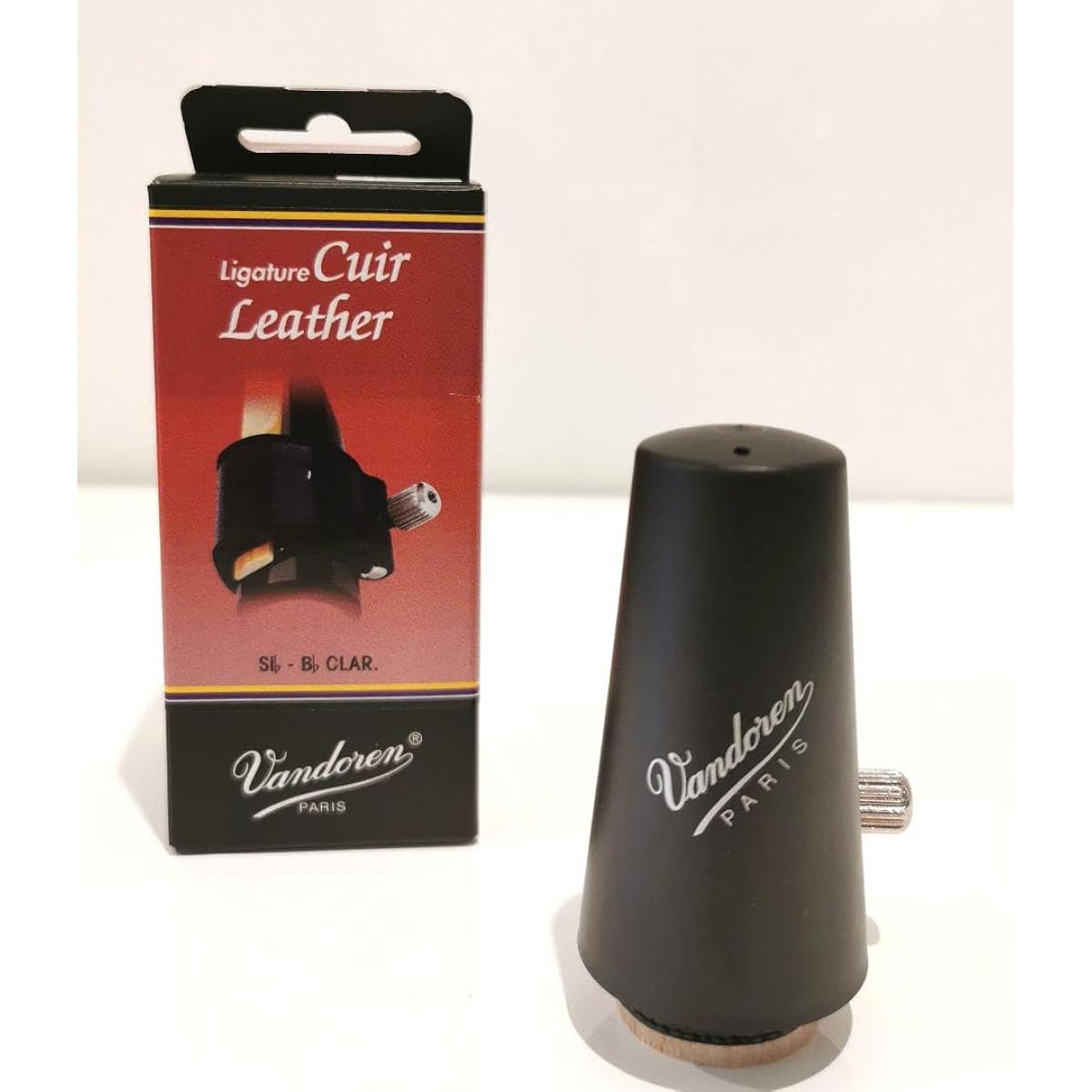 Vandoren B Clarinet Leather Ligature Cap CUIR LC21P