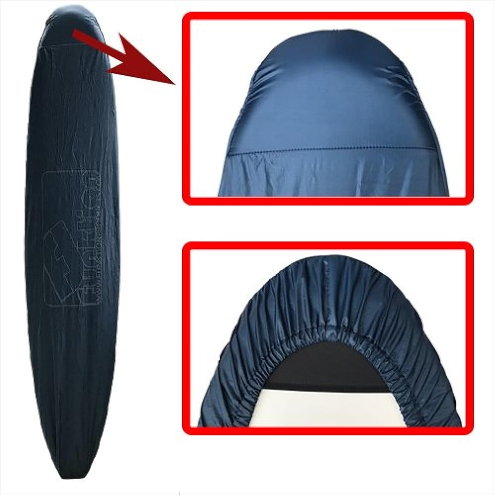 Funktion Surfboard Cover for Longboard Blue Nose Guard Reinforced Edition FK-WRAP-LG-BLU-NG