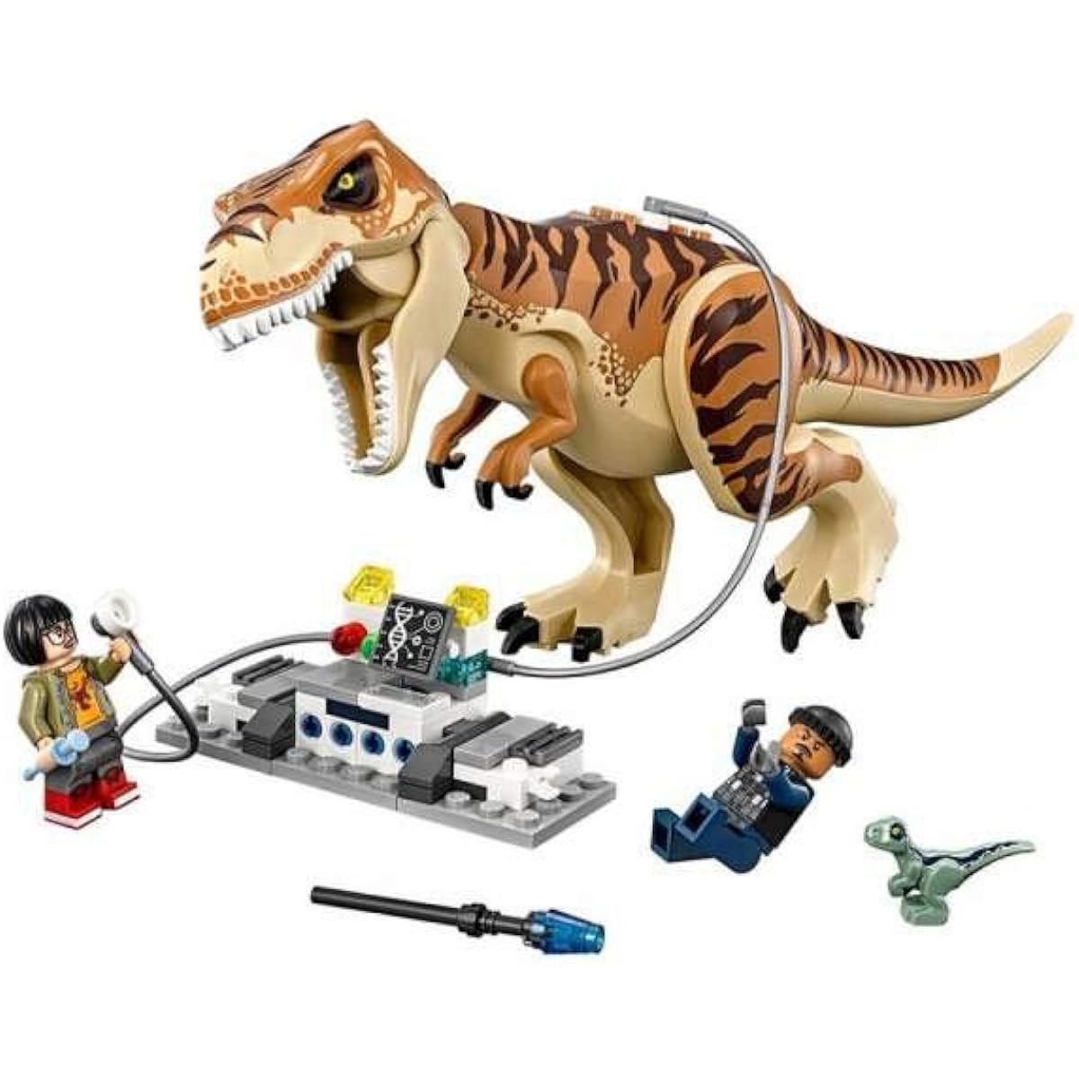 LEGO Jurassic World T-Rex Transport 75933 Dinosaur Playset with Toy Truck 609 Pieces