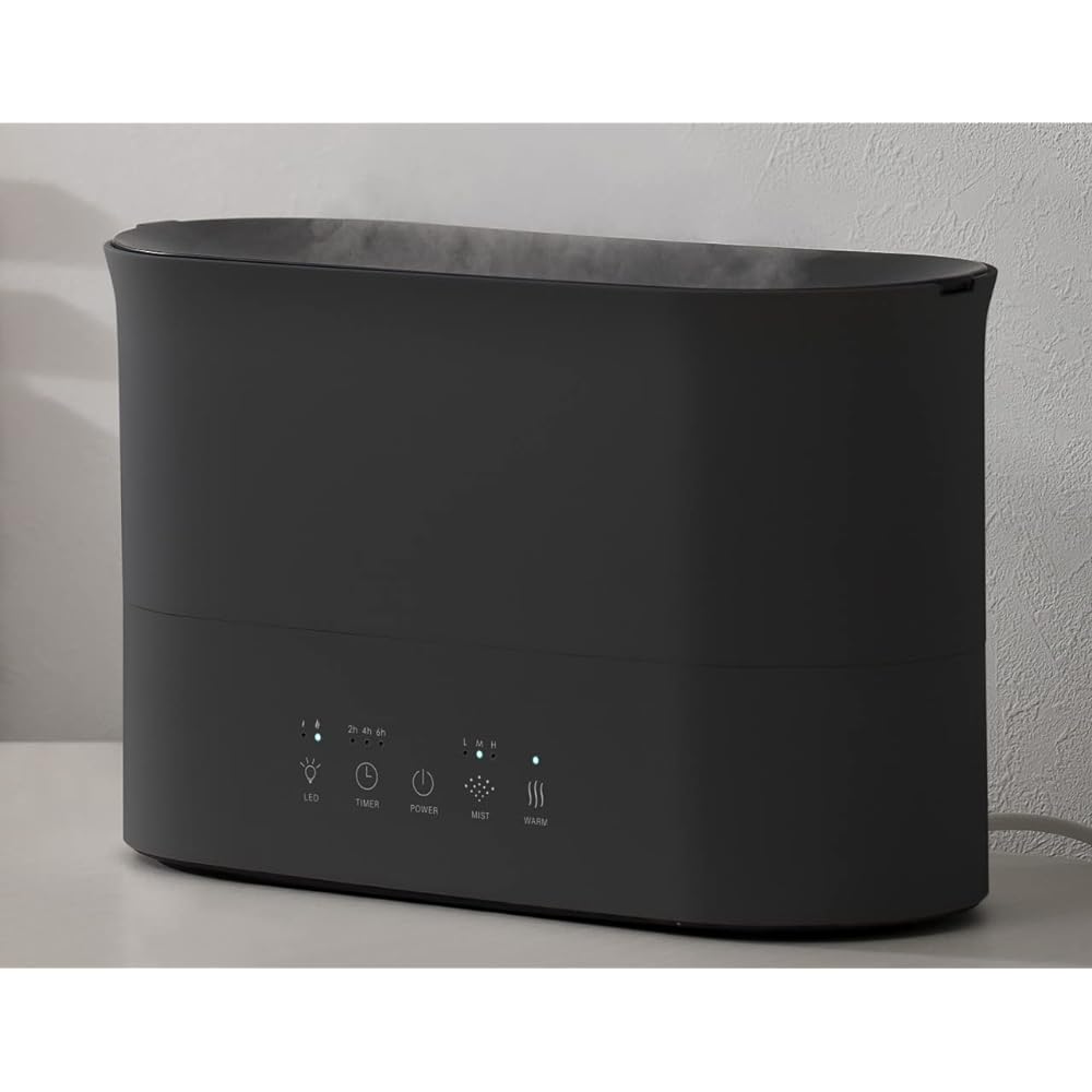 Three-up LED Hybrid Humidifier 2.2L Maximum Humidification Volume 210ml/h 6 Tatami Lumina Gray HB-T2272GY