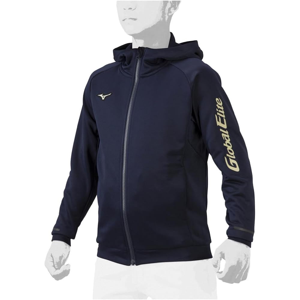 [Mizuno] Baseball Softball Junior Sweat Hoodie Easy to Move