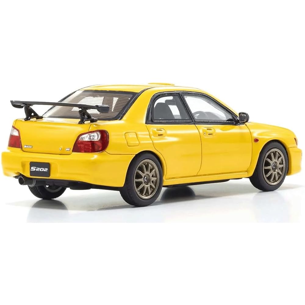 Kyosho Original 1/43 Subaru Impreza S202 Yellow Finished Product