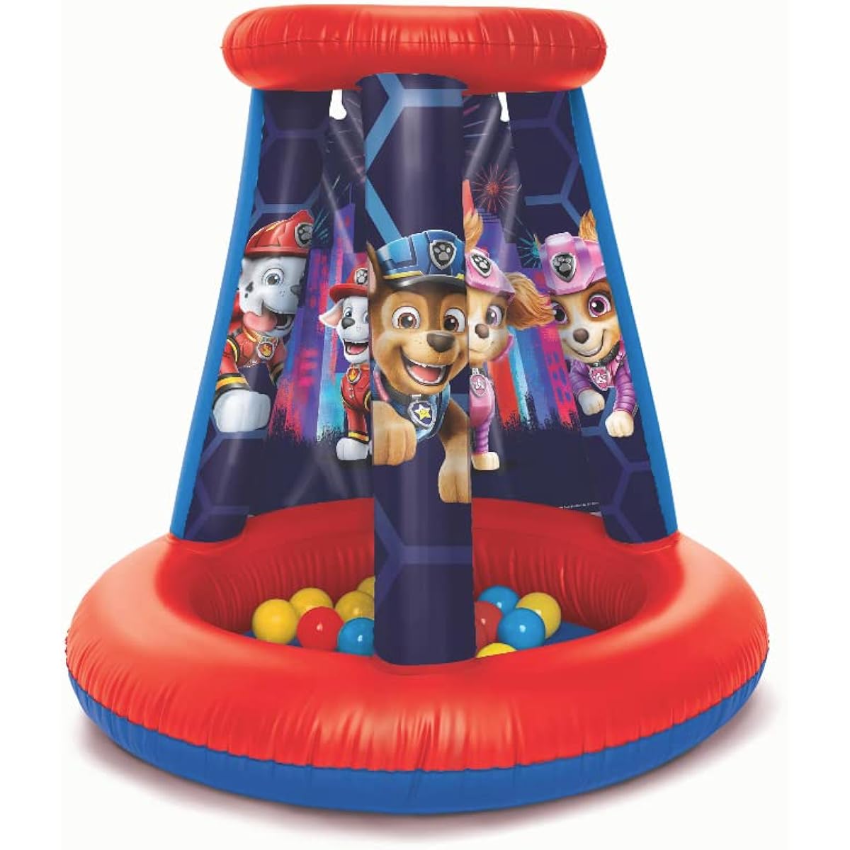 Paw Patrol Movie Ball Pit with 15 Soft Flex Balls Playland