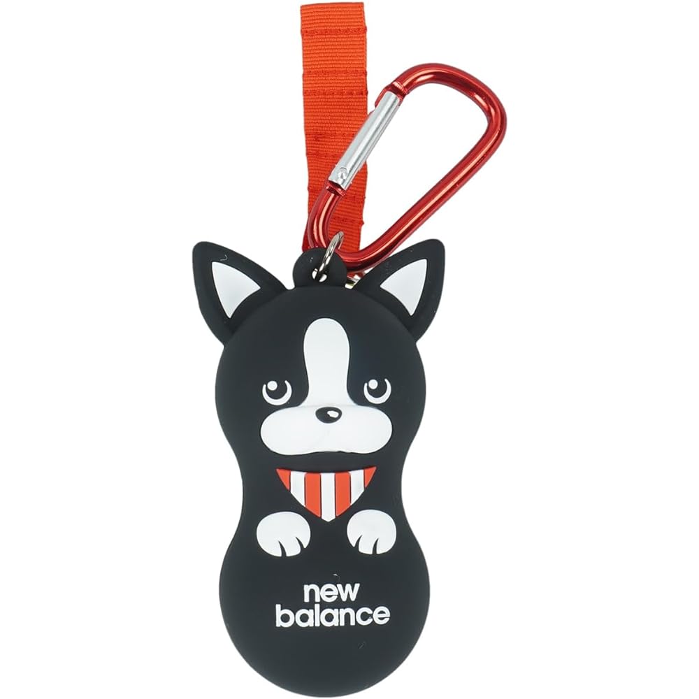 [New Balance] Continuing standard product silicone ball case (can hold 2 balls, carabiner specification) [Boston Terrier Series] / Golf / 012-3984517