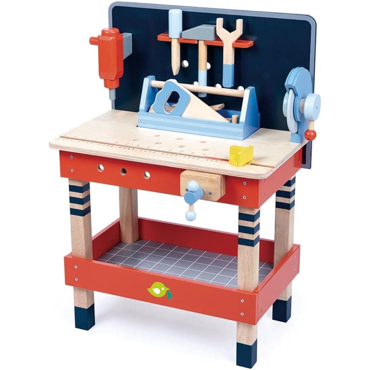 Tender Leaf Build: WORKBENCH 51x36.5x71cm, with 18 pieces, made of wood, in box 61.6x57.1x8.5cm, 3+
