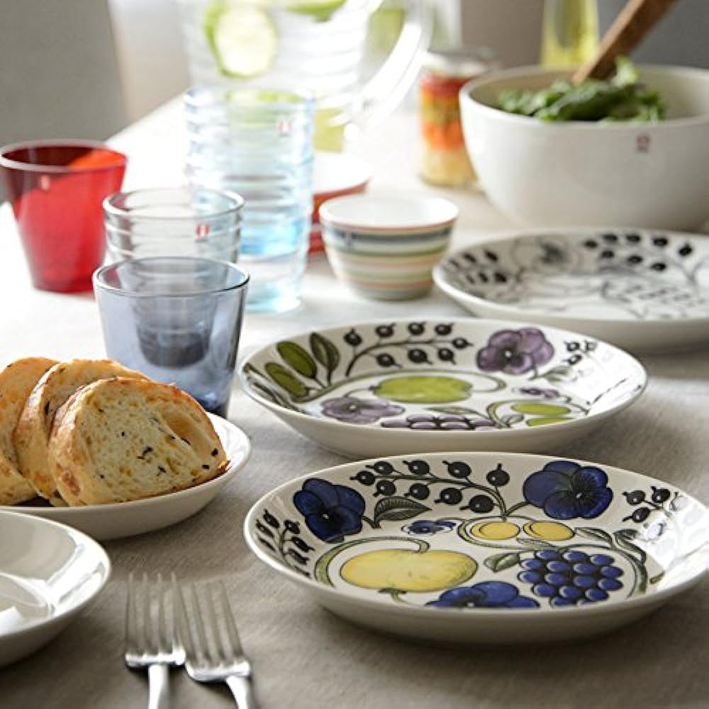 Arabia Paratissi Purple Plate 26cm [Parallel Import] 64-1180-008980-7