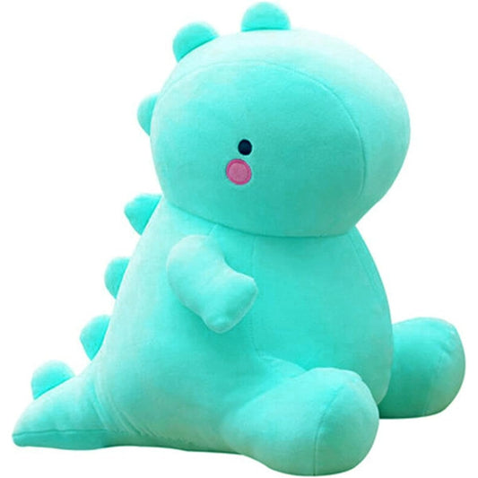 VHYHCY Cute Dinosaur Stuffed Animals, Fat Dinosaur Plush Toy Doll Soft Stuffed Animal Animal Dinosaur Plush Toy for Kids Girls Boys Birthday Gift, Light Blue, 20 Inch