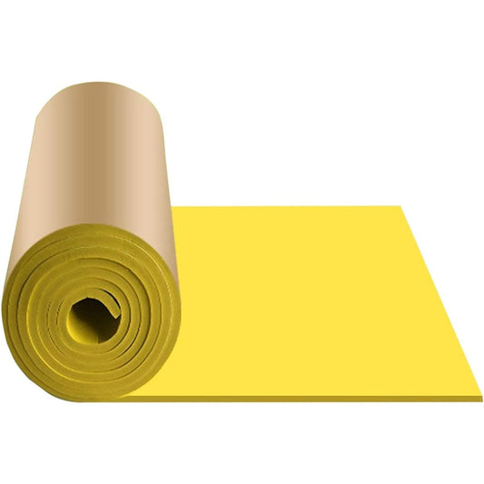 10m2 Self-adhesive Sound-absorbing Cotton, Color High Density Soundproof Foam Bar KTV Acoustic Panel (Grey) (Yellow)