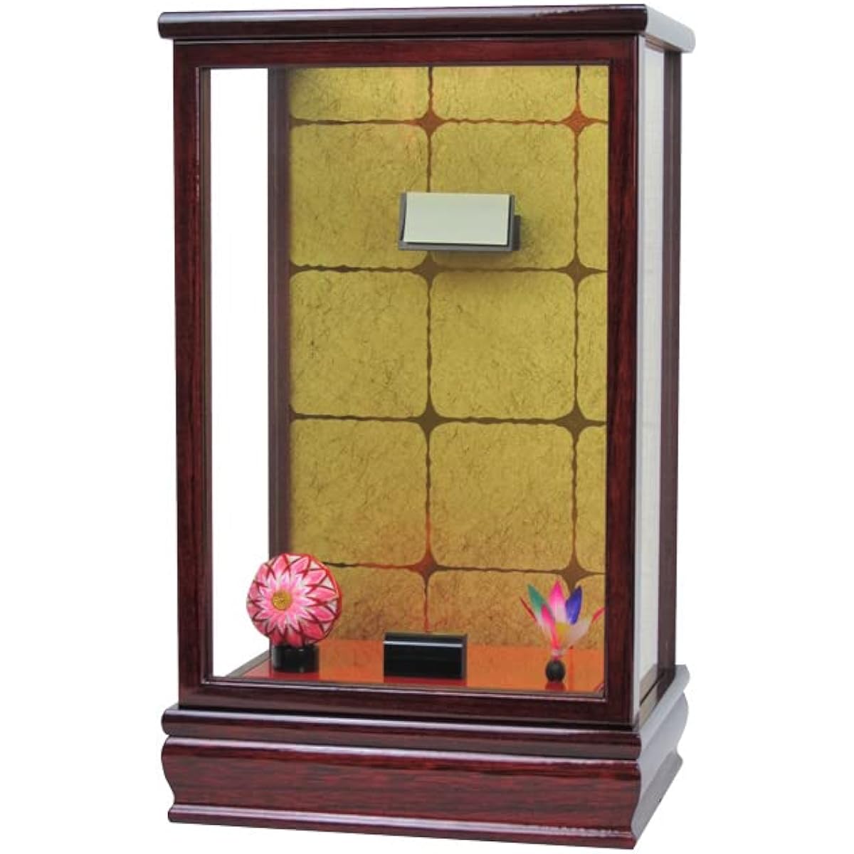 Various Hagoita cases (external dimensions shown) Doll case Glass case Door type Oshie Hagoita Tsumami Hagoita (No. 8, width 24cm, depth 19cm, height 40cm, black mulberry lacquer)