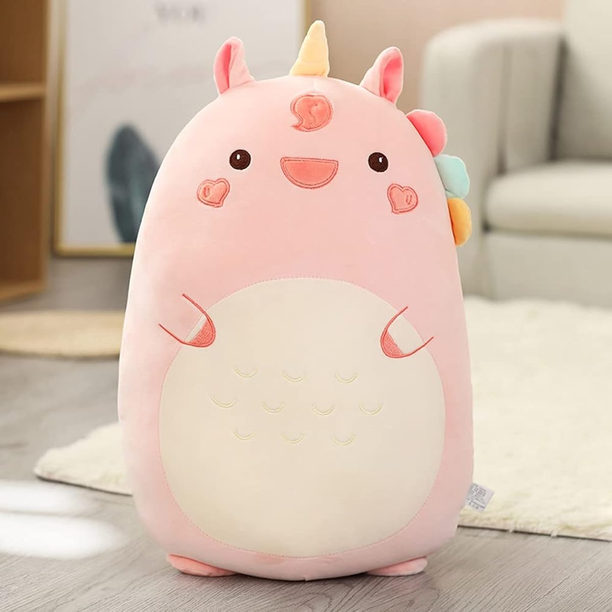 arge rabbit toy, hug pillow, chick, cute rabbit, pleasant to the touch, soft, chewy, marshmallow, chubby, interior, relaxing, decoration, gift, unicorn, baby shower, stress relief, healing, 80cm, soft toy, chick, rabbit for women, Mother's Day, Christmas
