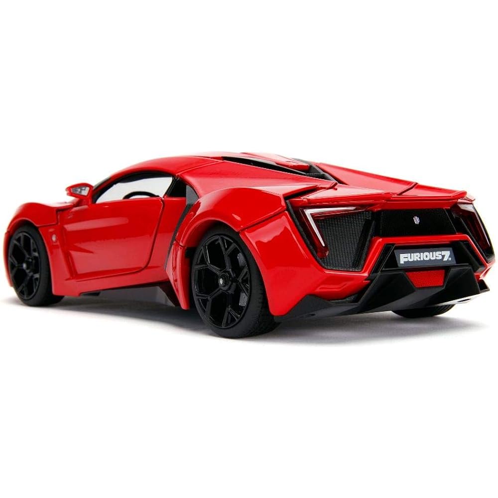 JADATOYS 1:18 Fast and Furious Diecast Car LYKAN HYPERSPORT w/LIGHT & DOM [Parallel Import]