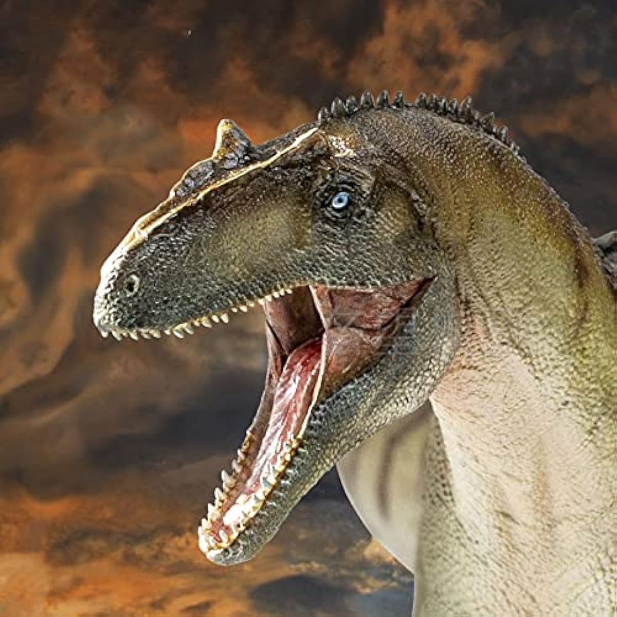 PNSO Allosaurus Paul Dinosaur Model Toy Collectible Tyrannosaurus Rex Dinosaur Science Art Model Real Animal Figure PVC Premium Plastic Model Painted Finished Product