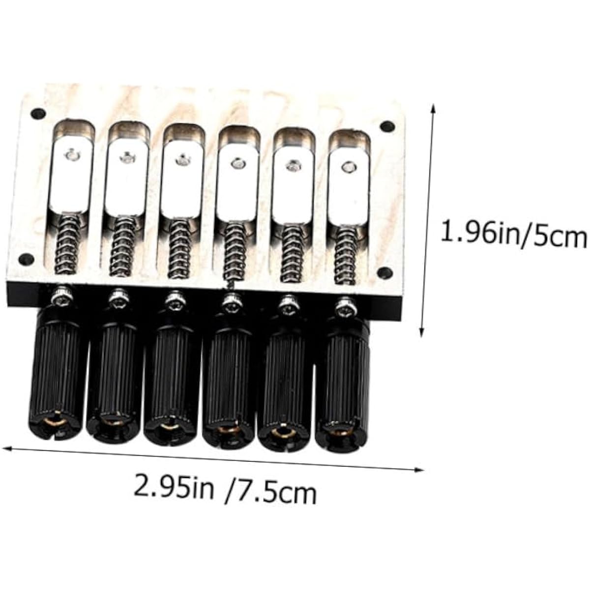 VINTORKY Guitar Parts 1 Set Bridge Guitar Saddle Bridge Bridge Saddle Metal Metal Bridge Accessories Components