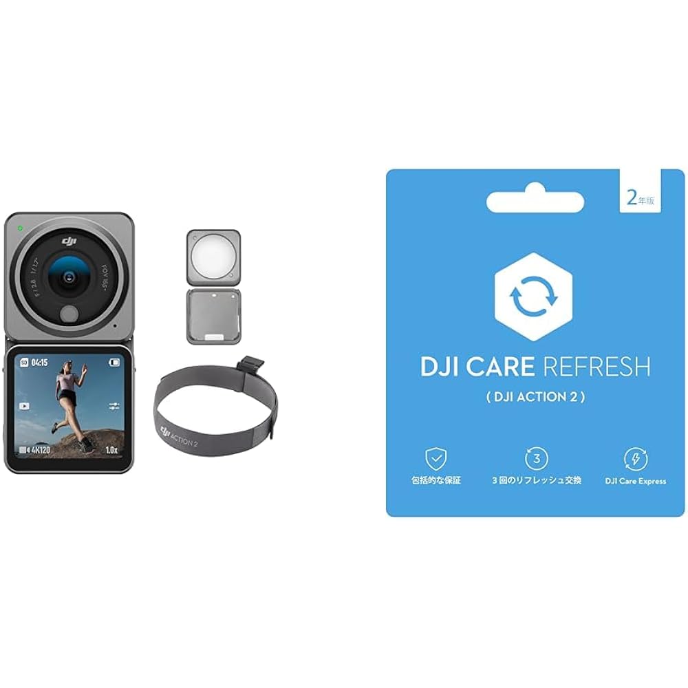 DJI Action 2 Dual Screen Combo (128GB) +1 year CARE