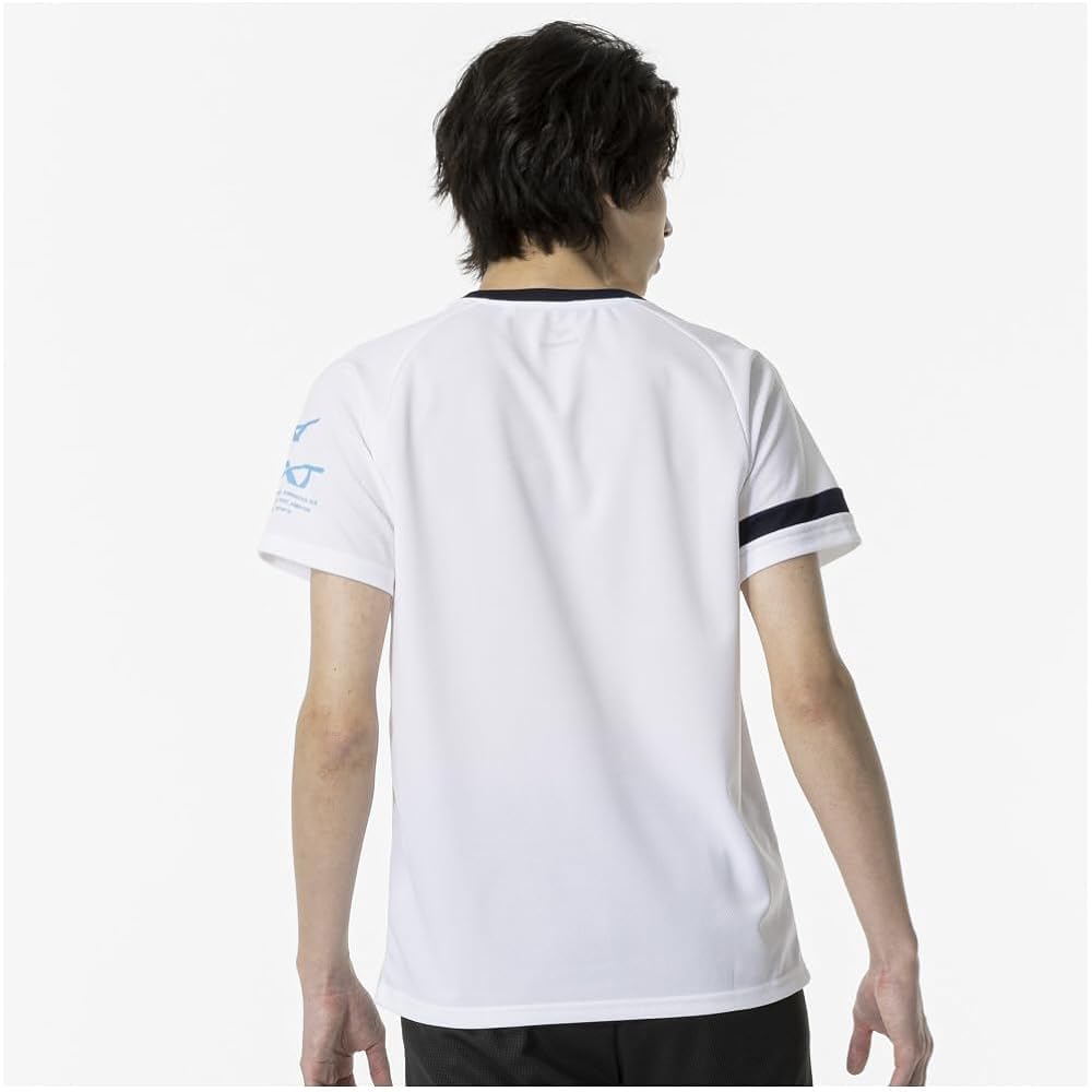 [Mizuno] Training Wear N-XT Short Sleeve T-Shirt Sweat Absorbent Quick Drying Stain Resistant Antibacterial Odor Resistant 32JAA720