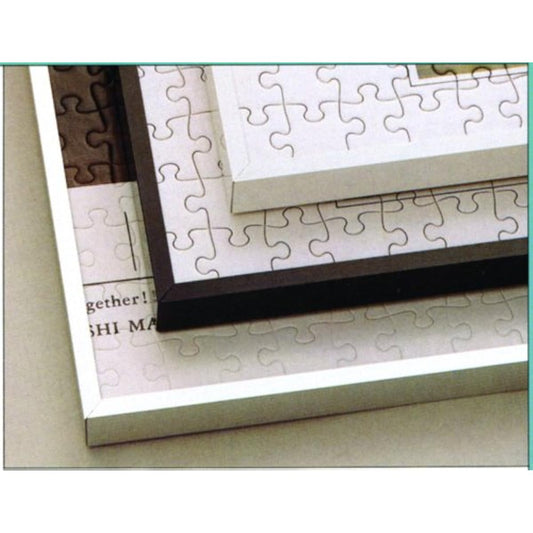 Aluminum puzzle frame 20-T 73 x 102 cm Stretch line Black