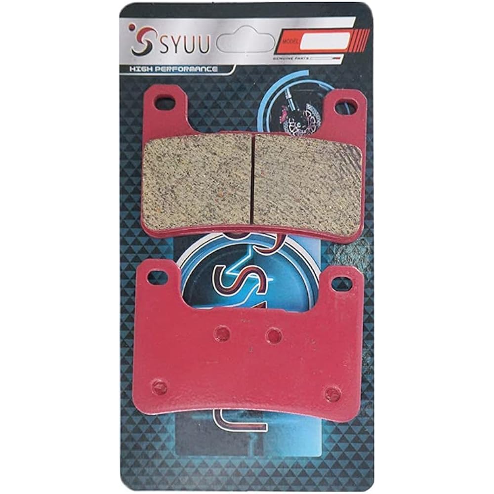 S SYUU Front and Rear Ceramic Brake Pads Compatible with Suzuki GSXR 600 GSXR 750 2004-2005 GSXR 1000 FA379F FA254R