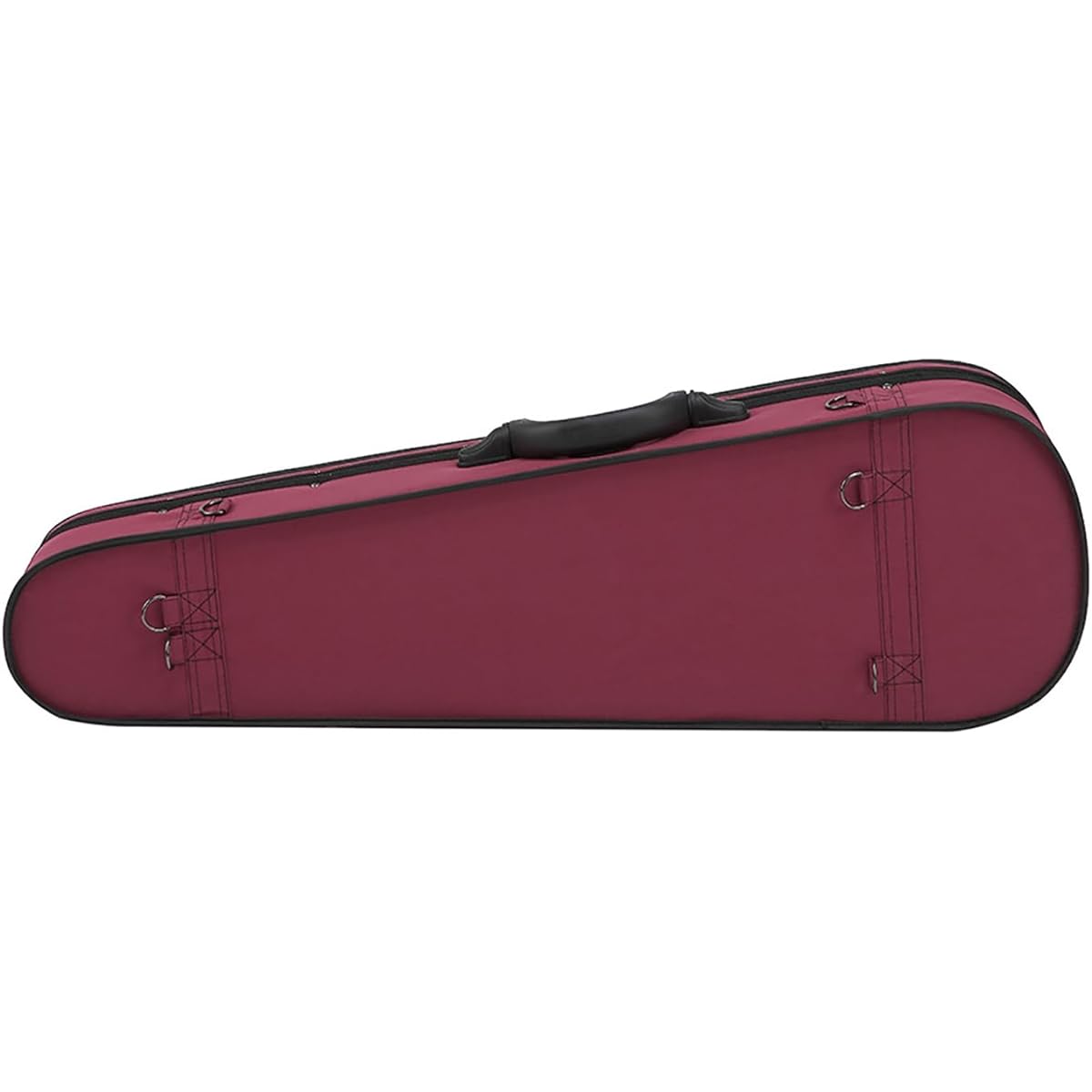 Lightweight Violin Case Double Shoulder Strap Case Lightweight Violin Grand Piano Case Violin Storage Case (Color: Red, Size: 3/4)