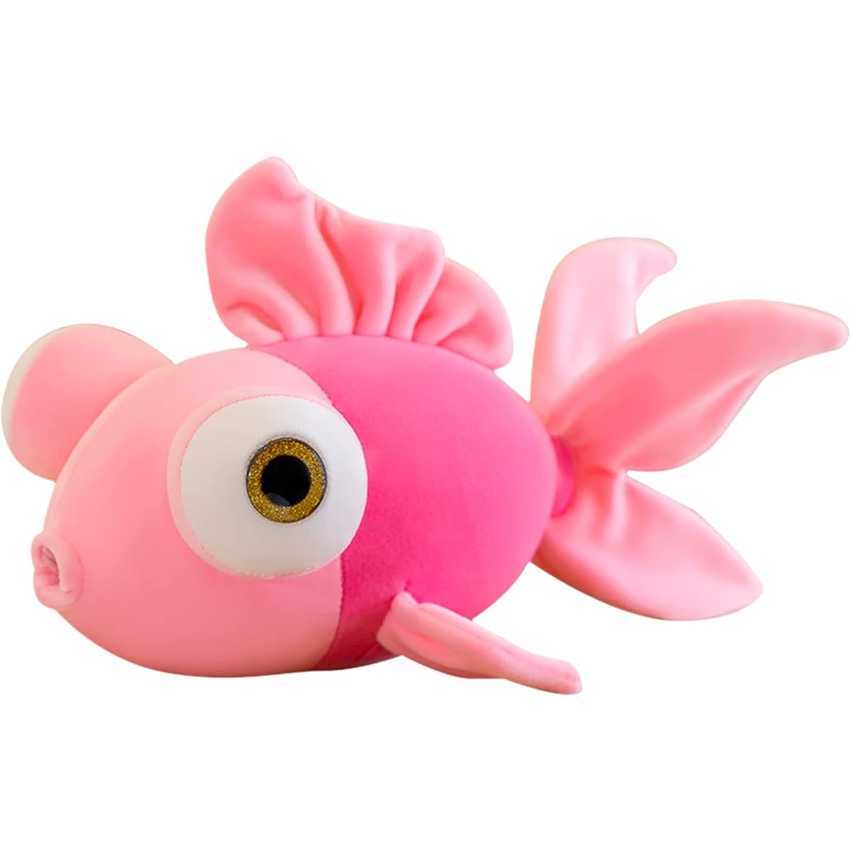 CHELEI2019 13.8 Inch Goldfish Plush Soft Cute Fish Stuffed Animal Toy Gift for Girls, Pink